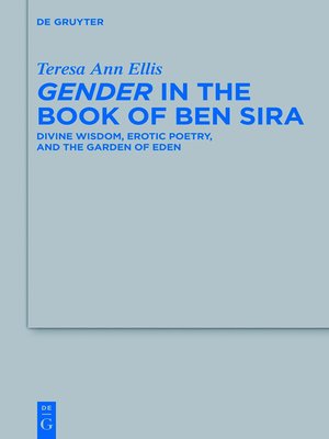 cover image of Gender in the Book of Ben Sira